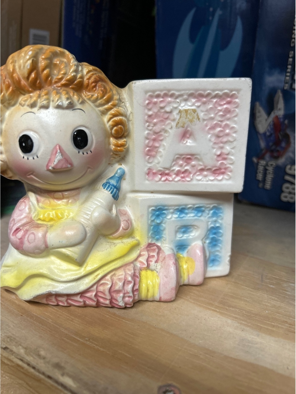 Raggedy anne baby nursery planter